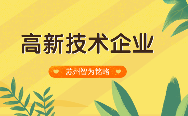 高新技术企业申报