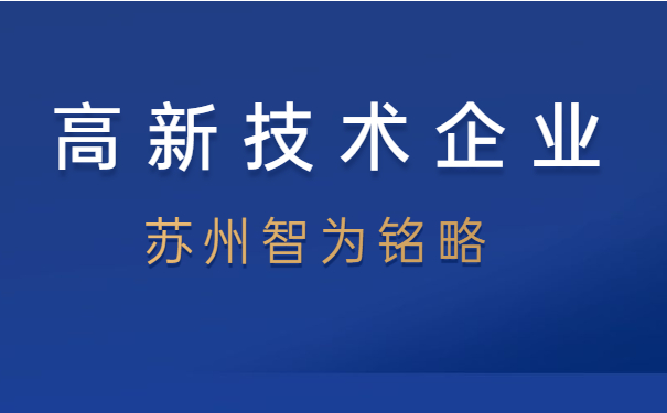 高新技术企业申报