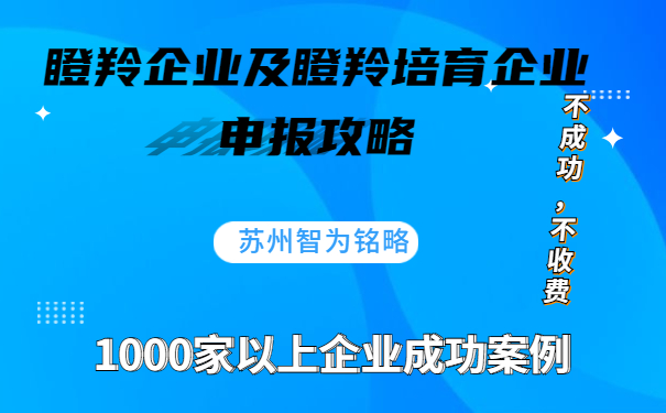 瞪羚企业申报