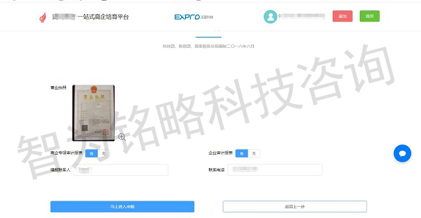 高新技术企业申报