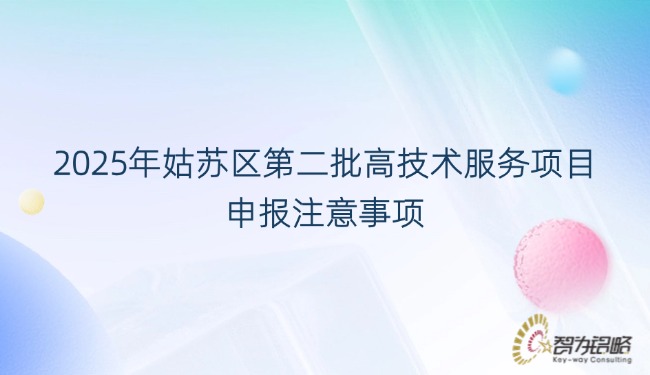 2025年姑苏区*二批高技术服务项目咨询注意事项.jpg